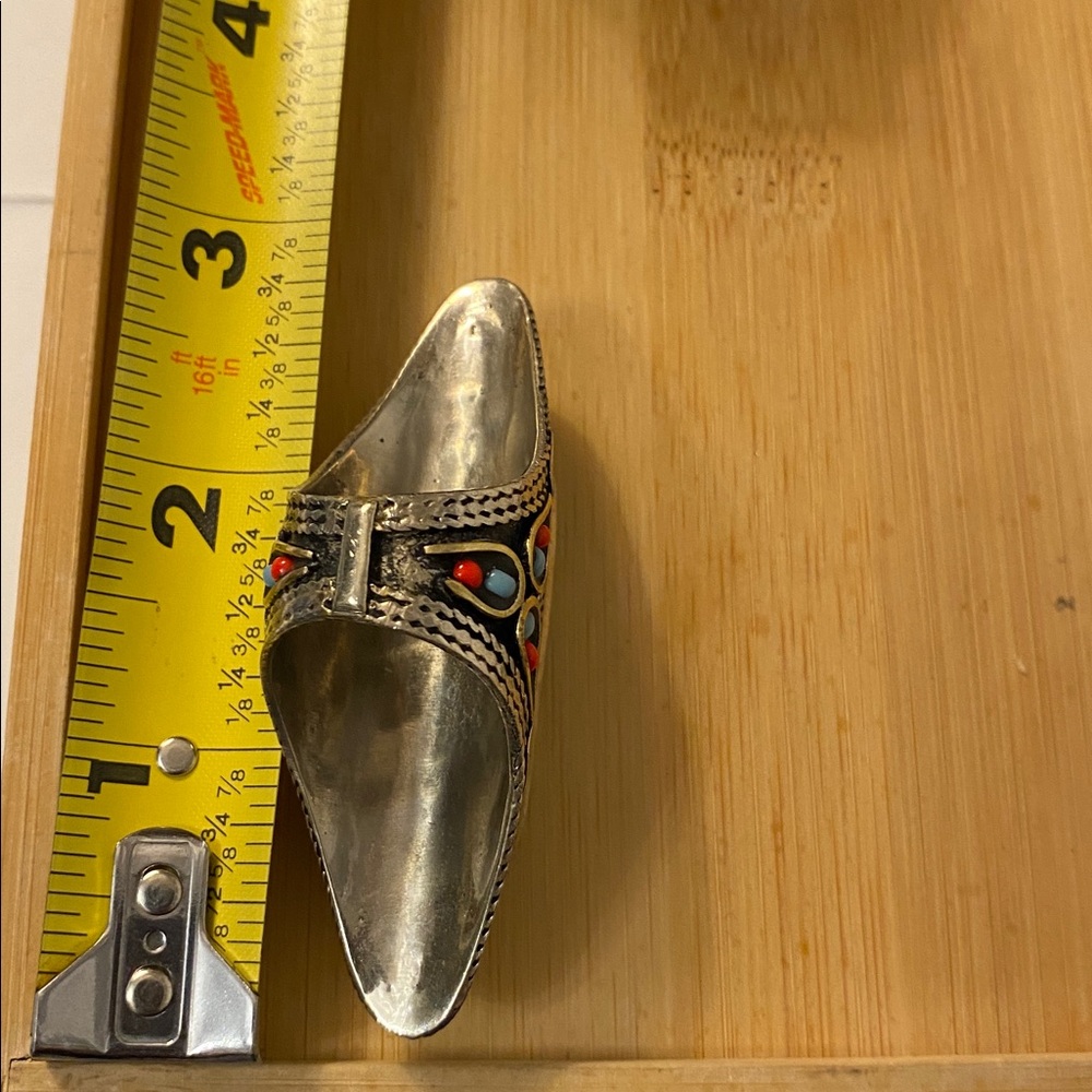 Knuckle Turquoise Stone Statement Ring - image 4